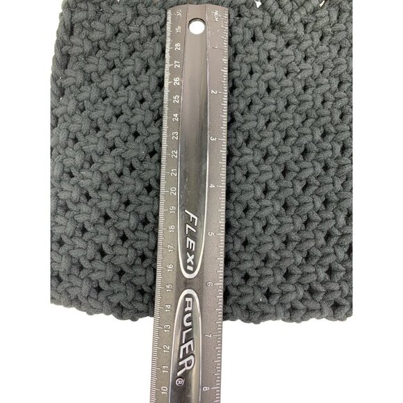 Mossimo Women's Black Crocheted Purse - Picture 7 of 7